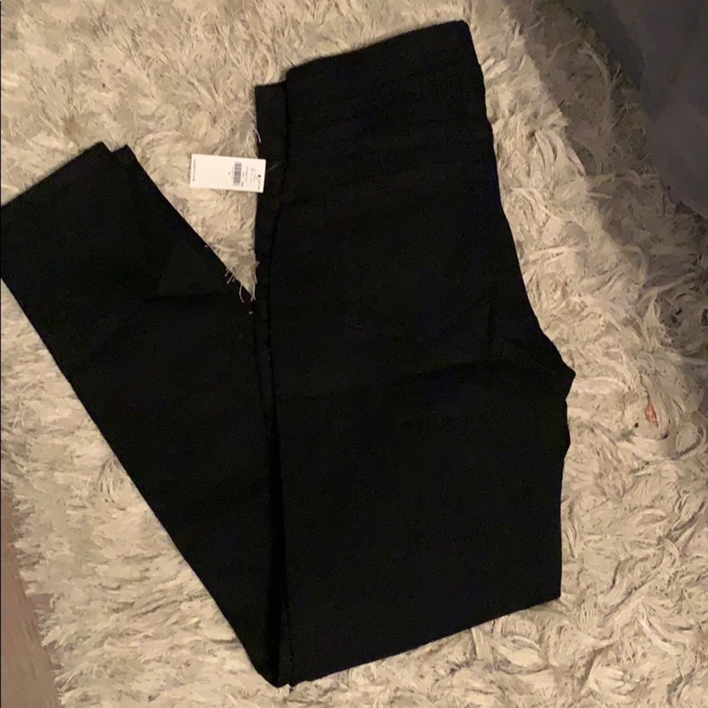 Old Navy Super Skinny Black Pull-On Jeggings